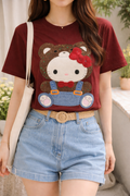 Teddy Kitty Charm Tee