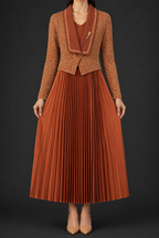 Amber Grace Pleated Dress