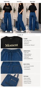 AA 0112C Urban Denim Co-ord Set
