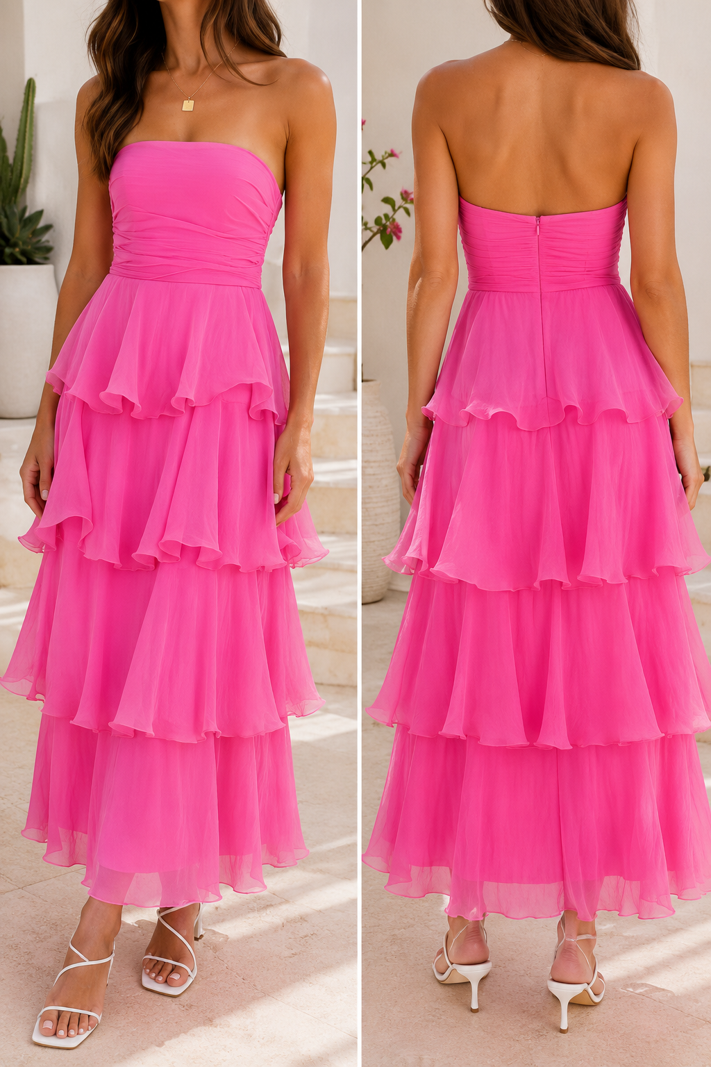 AA 0112C Dream Tiered Maxi Dress