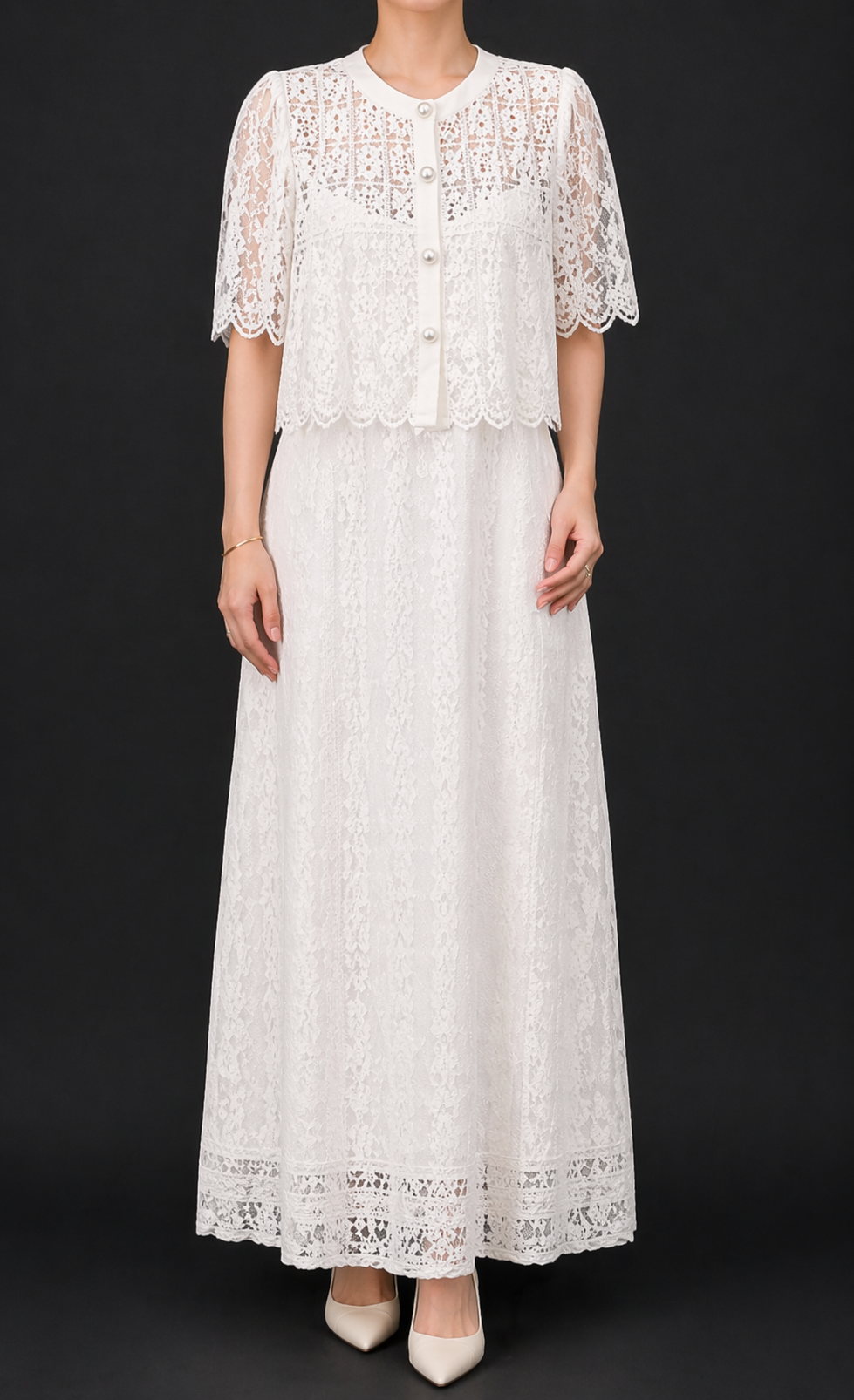 Midnight Lace Elegance Set