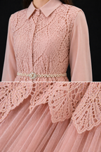 AA 117 Leaves Lace Dress