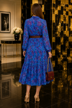 AA 0112C Royal Bloom Floral Dress