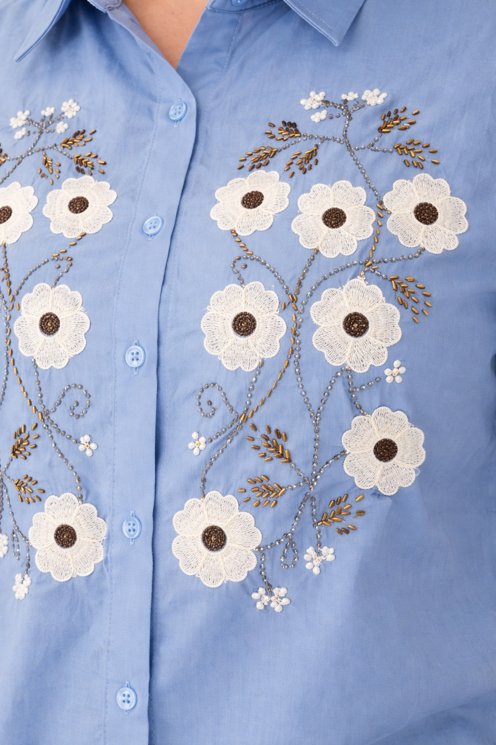 Floral Sky Luxe Shirt