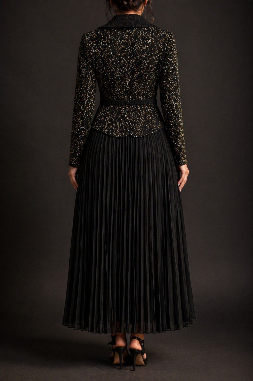 Black Royale Luxe Dress