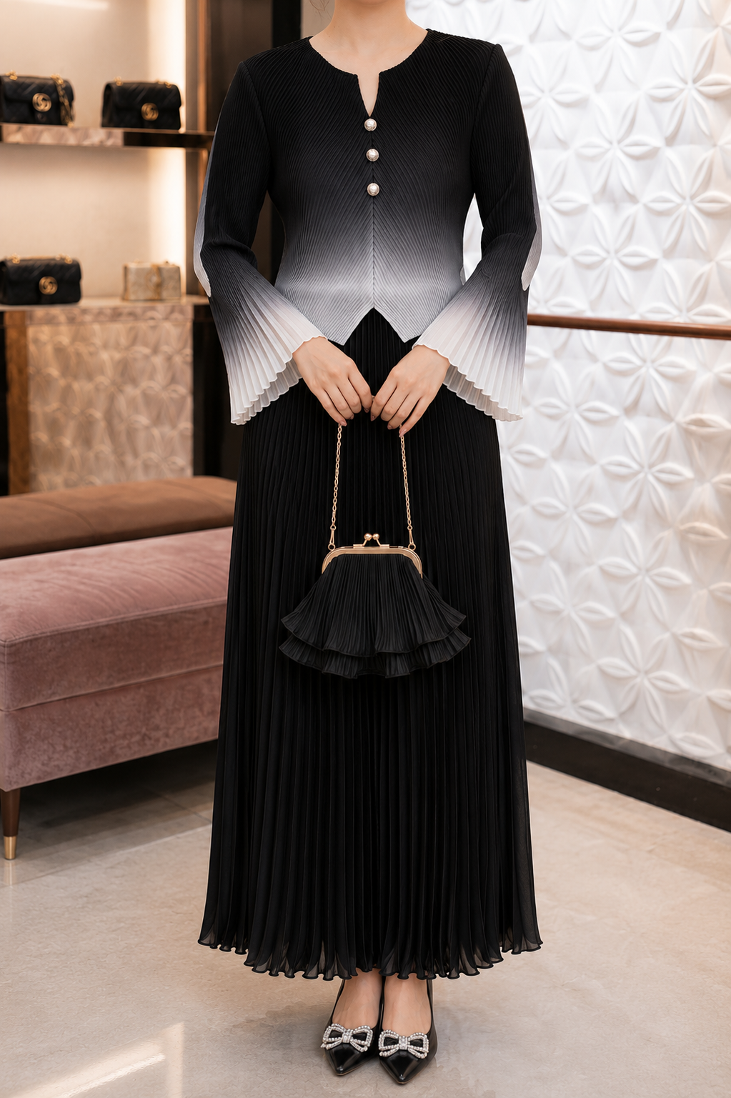 AA 0112C Grace Magic Maxi Dress