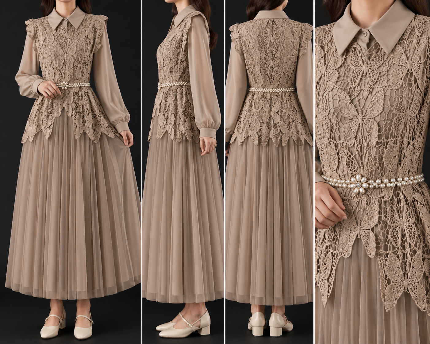 AA-0114 Butterfly Lace Dream Dress