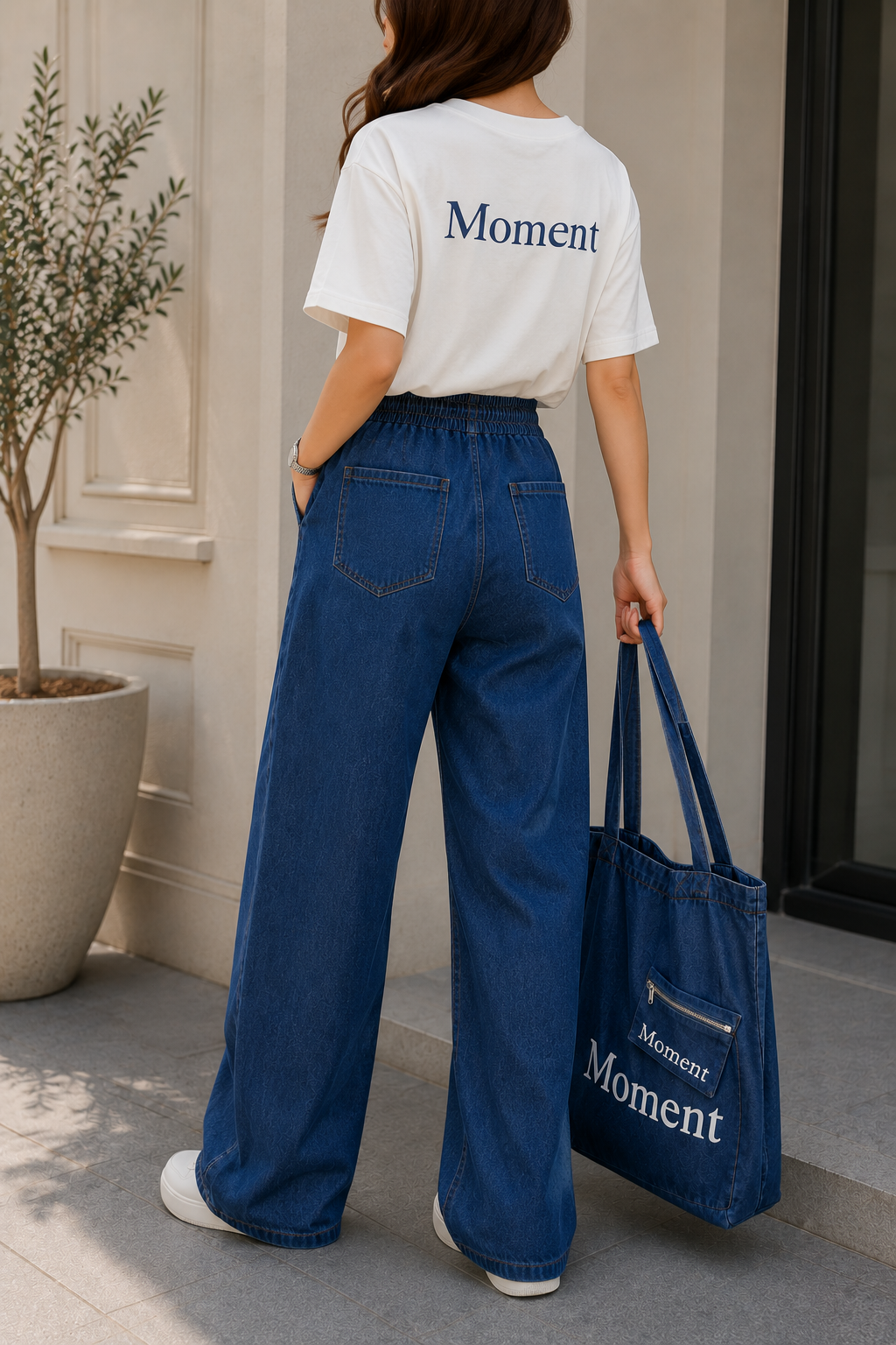 AA 0112C Urban Denim Co-ord Set