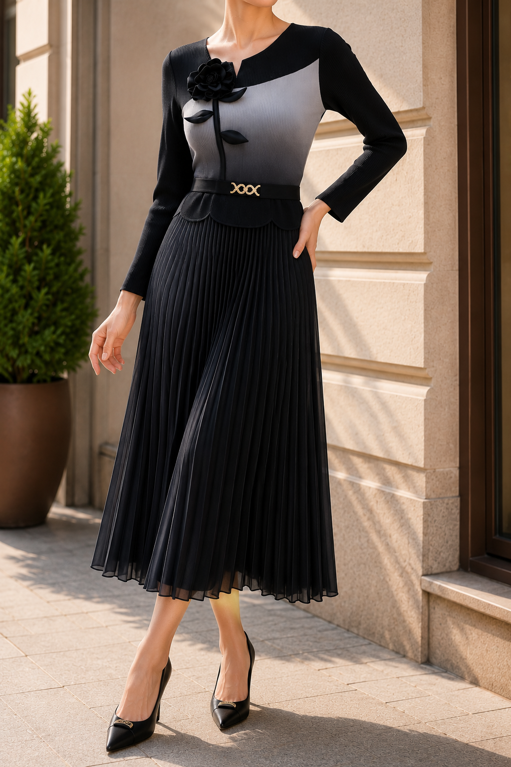 AA 0112C Midnight Elegance Dress