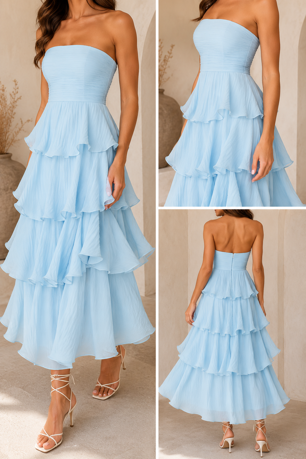 AA 0112C Dream Tiered Maxi Dress