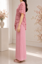 AA 0111F Blush Bloom Lace Set
