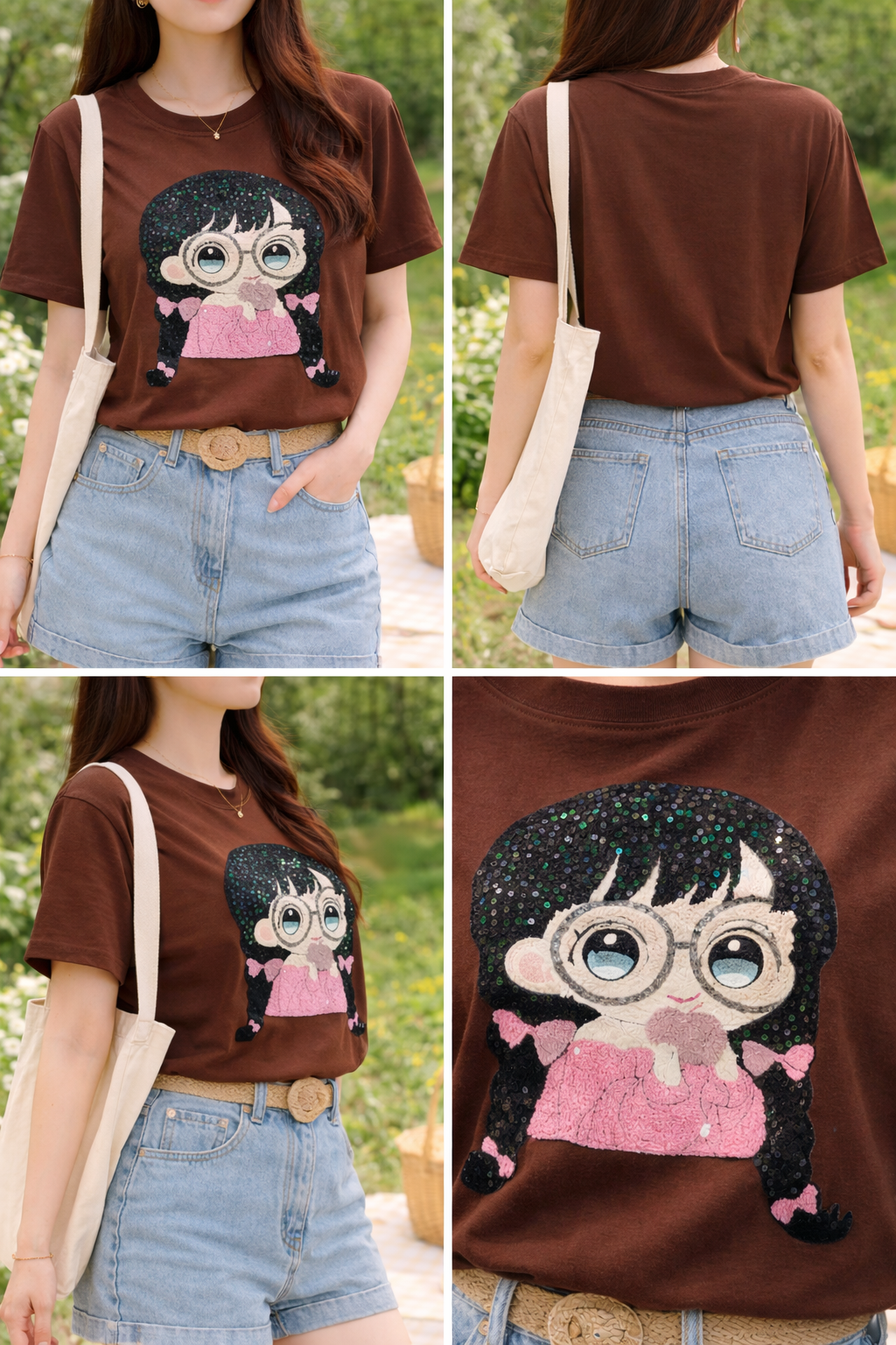 Glitter Girl Charm Tee