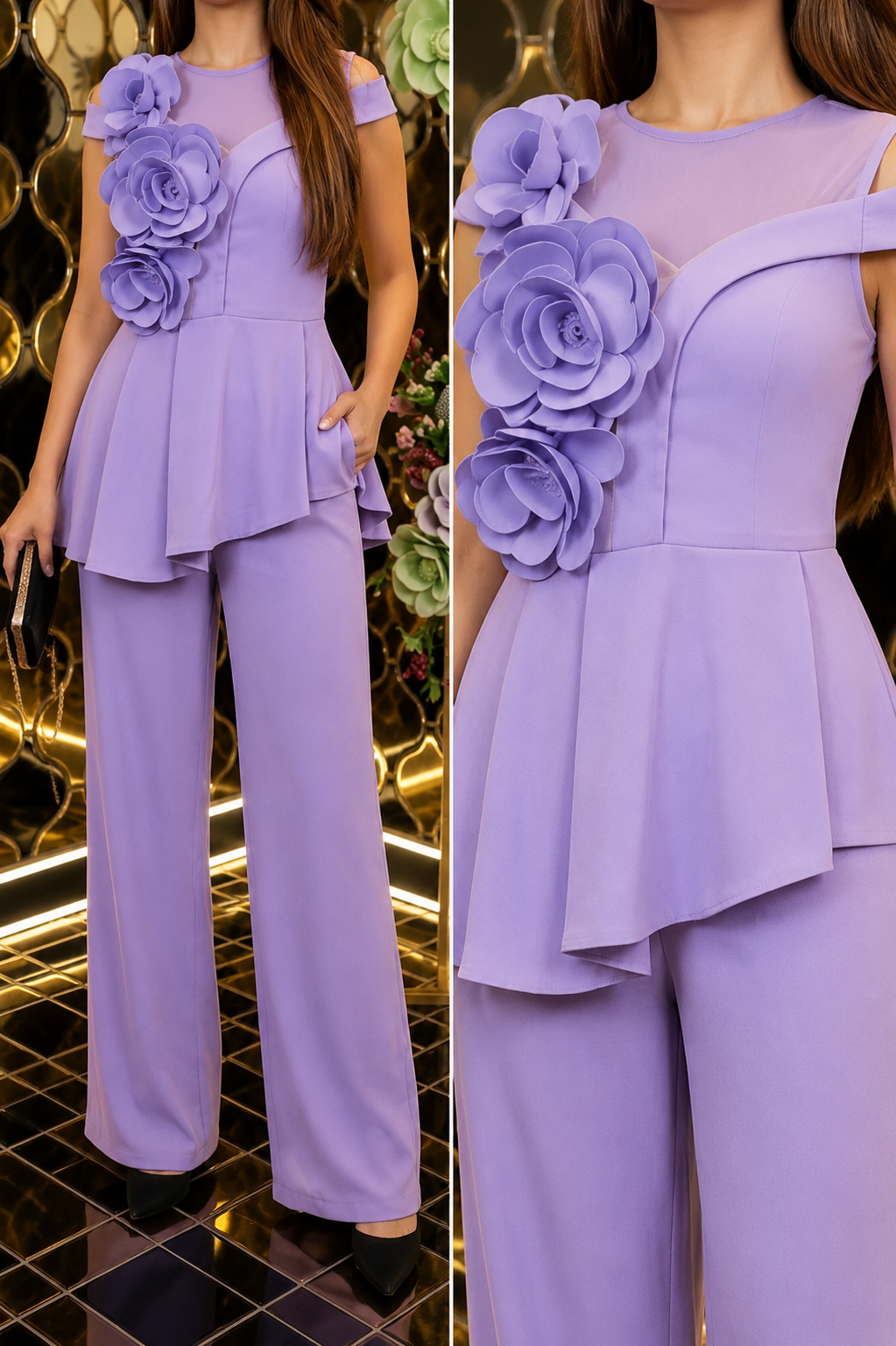 AA 0112C Aura Blossom Co-ord