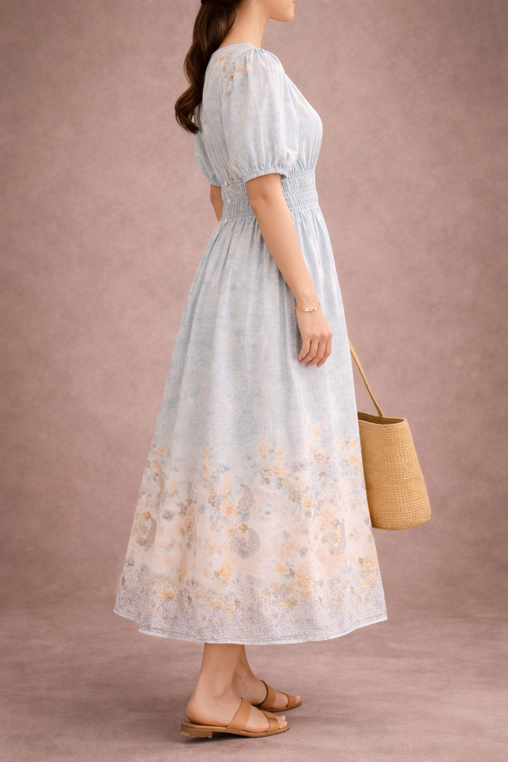 Blue Blossom Grace Dress