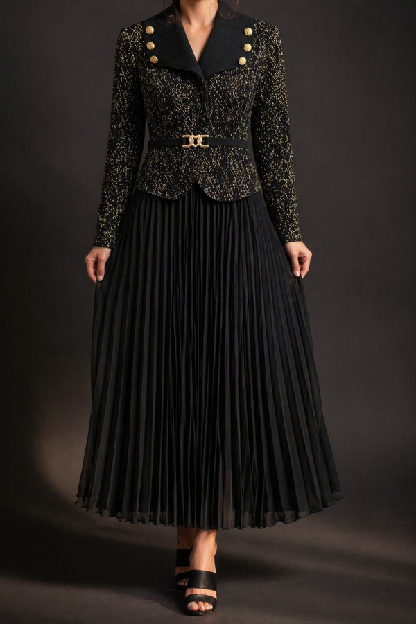 Black Royale Luxe Dress