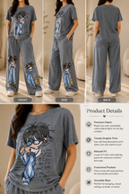 AA 0111C Cartoon Lounge Co-Ord Set