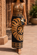 AA 0112C Midnight Muse Maxi Dress