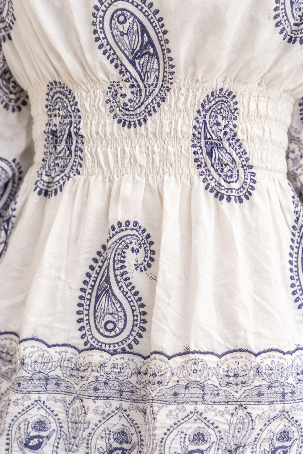 Ivory Paisley Grace Dress