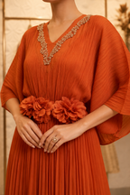 AA 0112C Amber Kaftan Gown