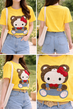 Teddy Kitty Charm Tee