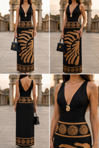 AA 0112C Midnight Muse Maxi Dress