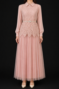 AA 117 Leaves Lace Dress
