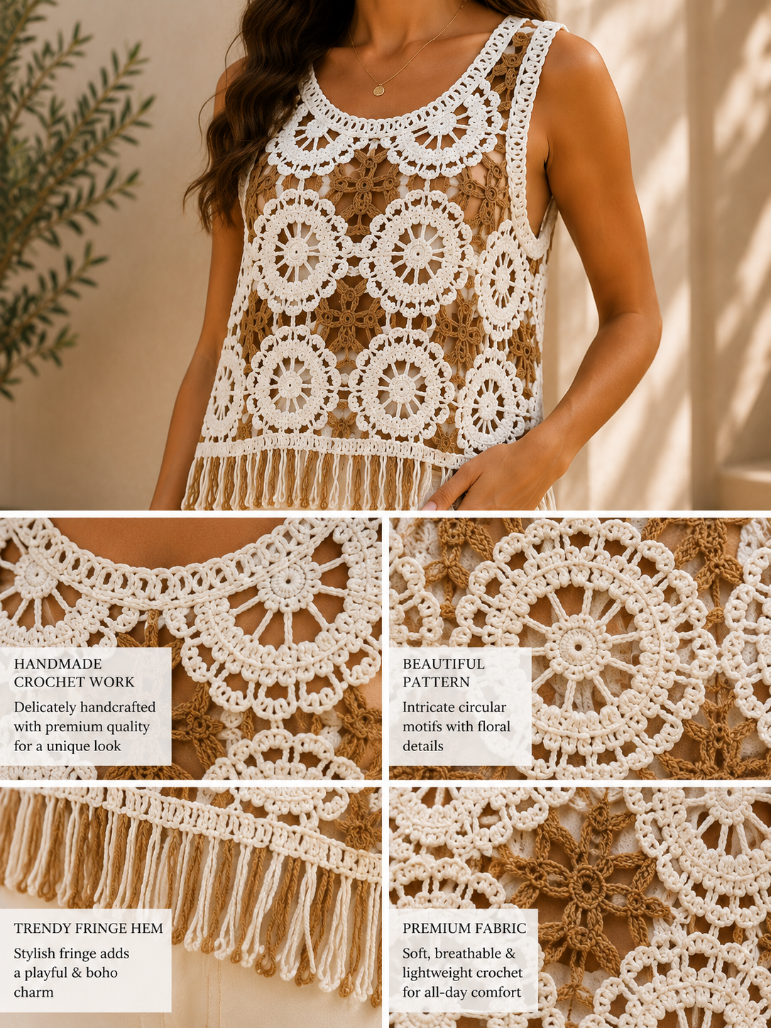 AA 143 Coastal Crochet Top