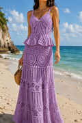 AA 0111C Tide Crochet Dress