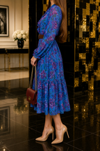 AA 0112C Royal Bloom Floral Dress