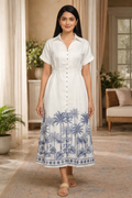 Coastal Palm Dress