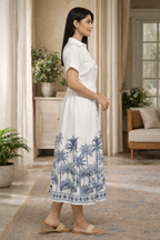 Coastal Palm Dress