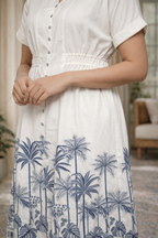 Coastal Palm Dress