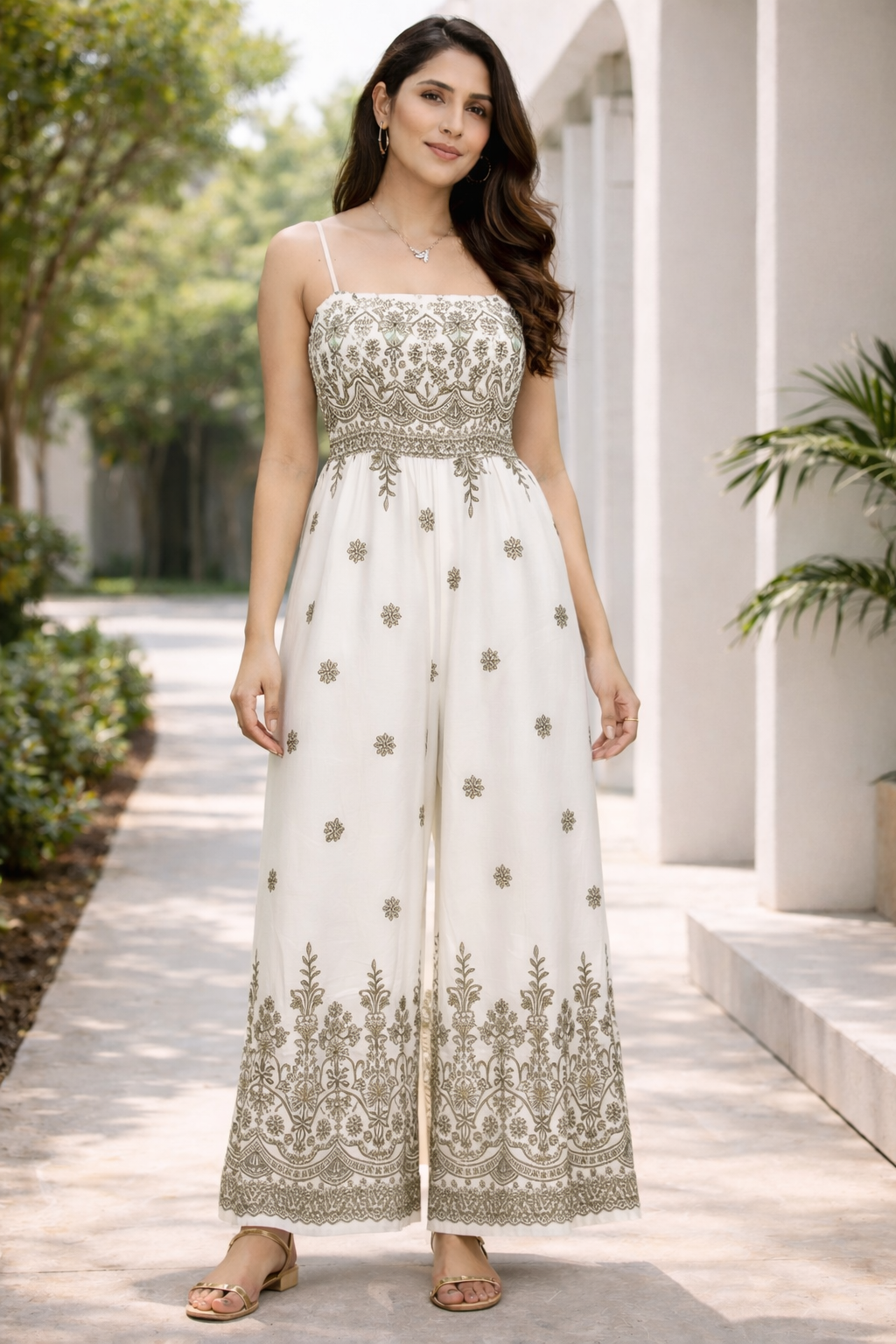 AA 101 Royal Ivory Jumpsuit