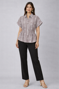Grey Meadow Smocked Top