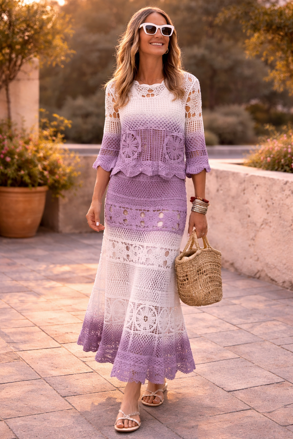 AA 0111 -Pastel Wave Crochet Set