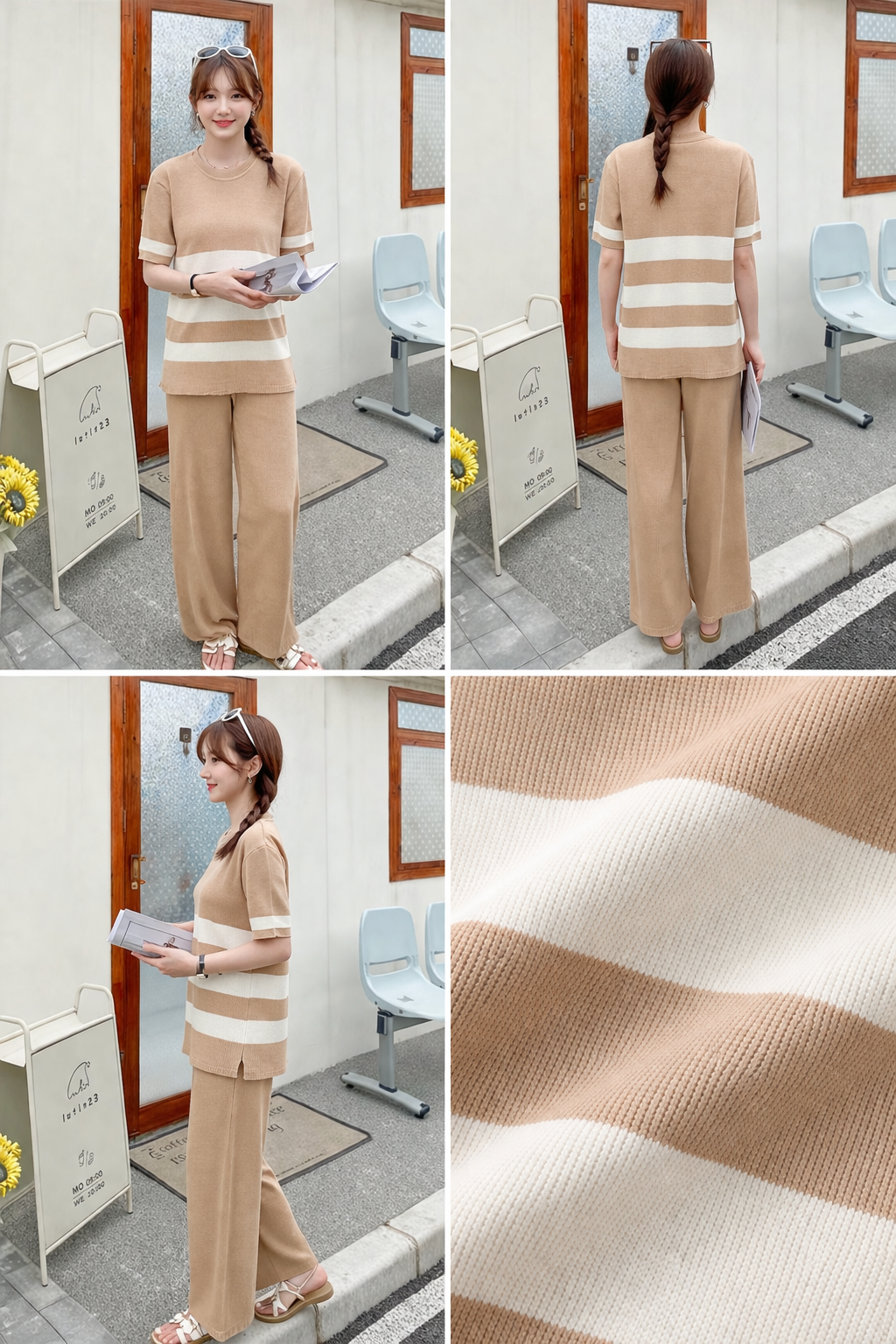 Sand Dune Striped Co-ord Set