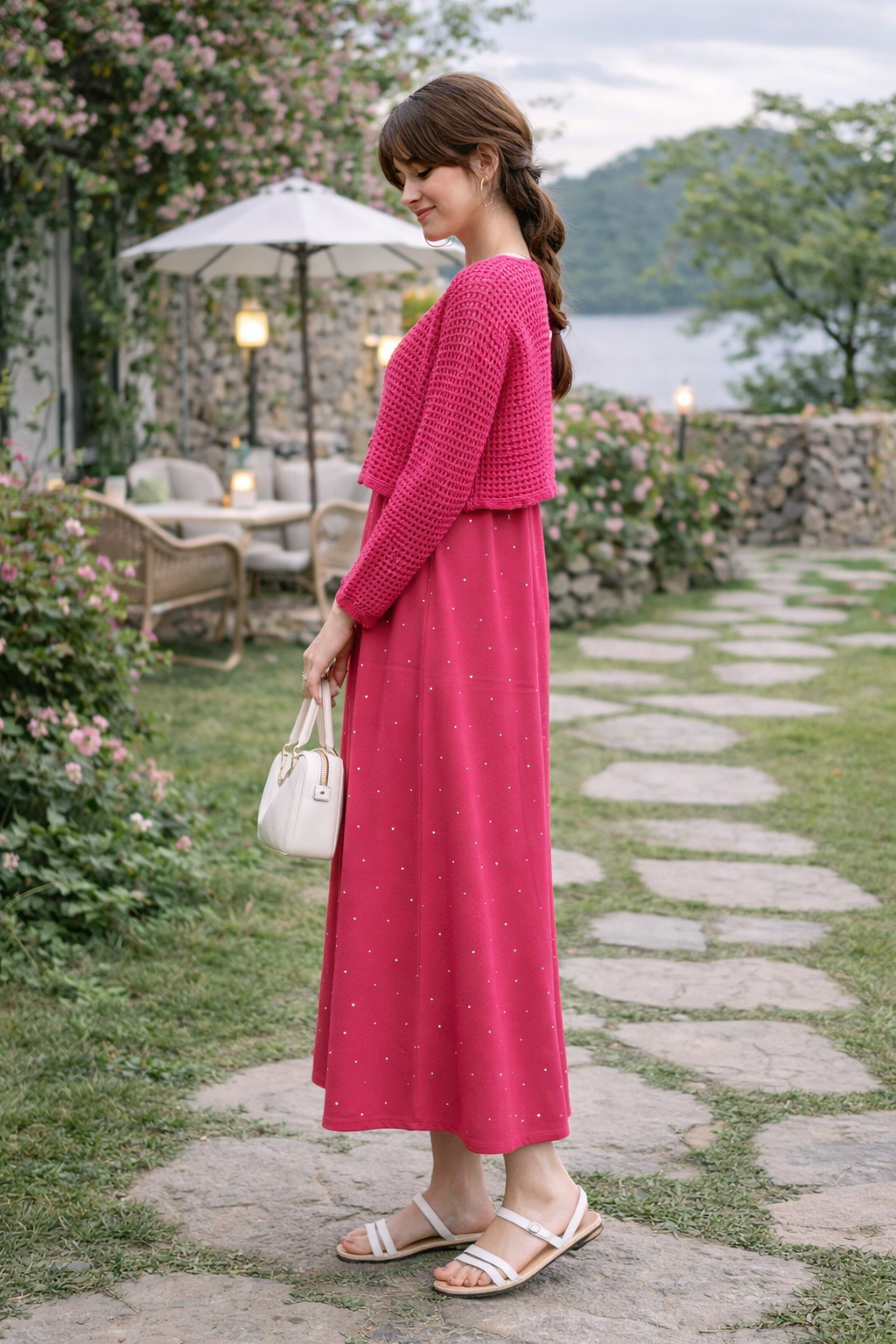 Sunlit Grace Dress Set