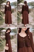 Sunlit Grace Dress Set