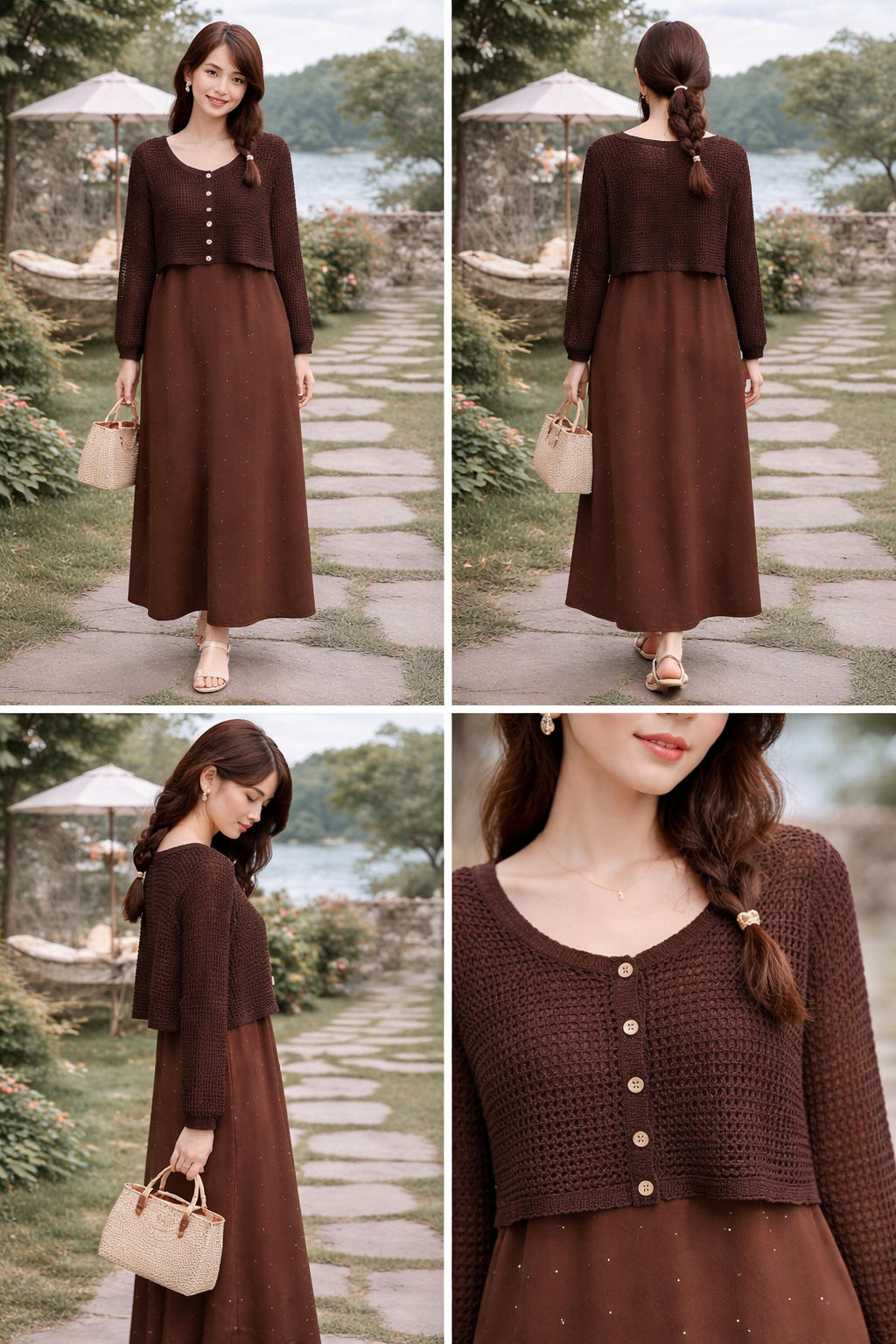 Sunlit Grace Dress Set