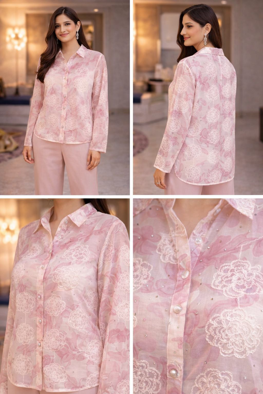 Blush Petal Pearl Shirt