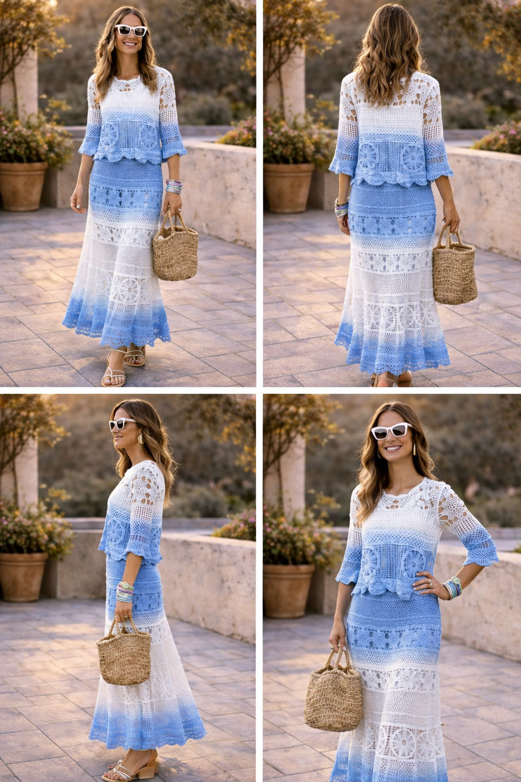 AA 0111 -Pastel Wave Crochet Set