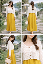 Sunlit Grace Dress Set