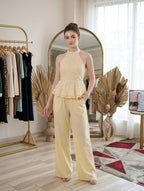 AA 0112C Grace Peplum Co-Ord Set