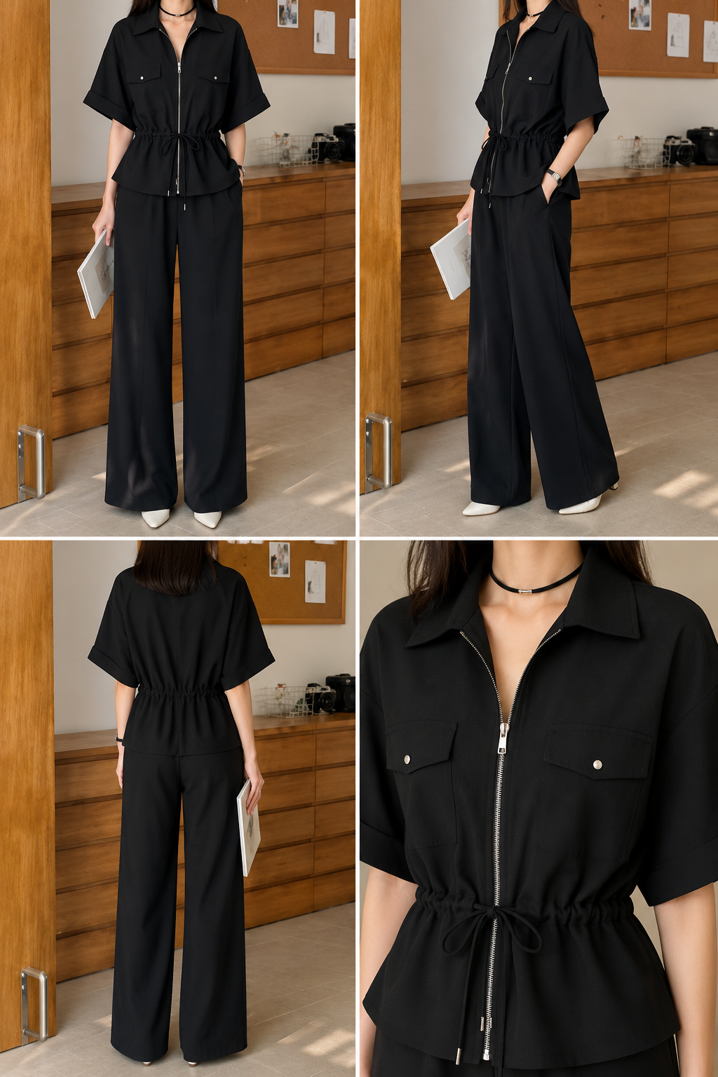 AA 0111F Breeze Linen Co-ord Set