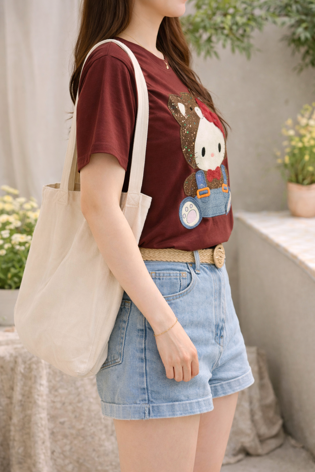 Teddy Kitty Charm Tee