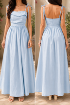 AA 0112C Tie-Strap Maxi Dress