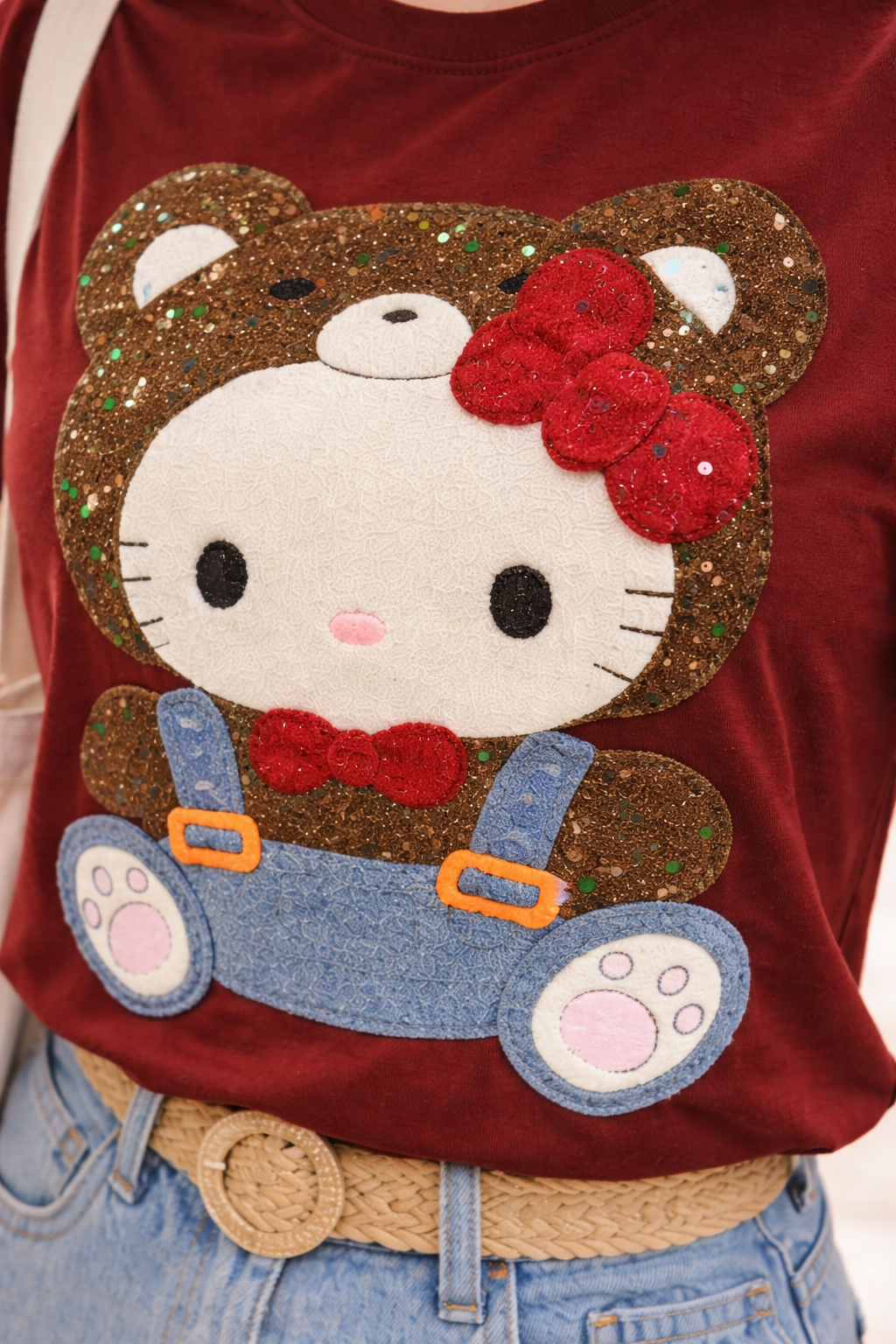 Teddy Kitty Charm Tee