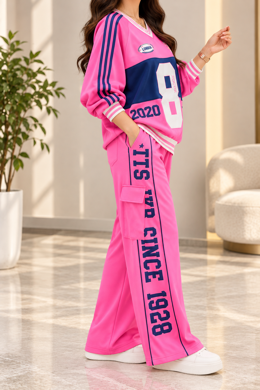 Varsity Vibe Graphic Tracksuit Co-ord Set GG