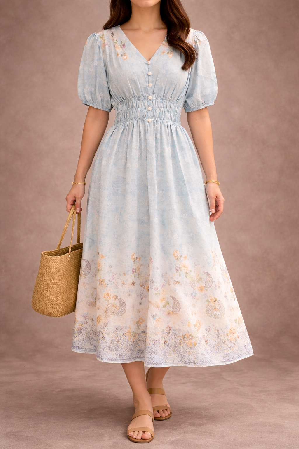 Blue Blossom Grace Dress