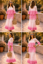 AA 0111 -Pastel Wave Crochet Set